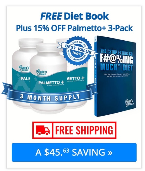 Palmetto+ 15% Off Plus Free Diet Book