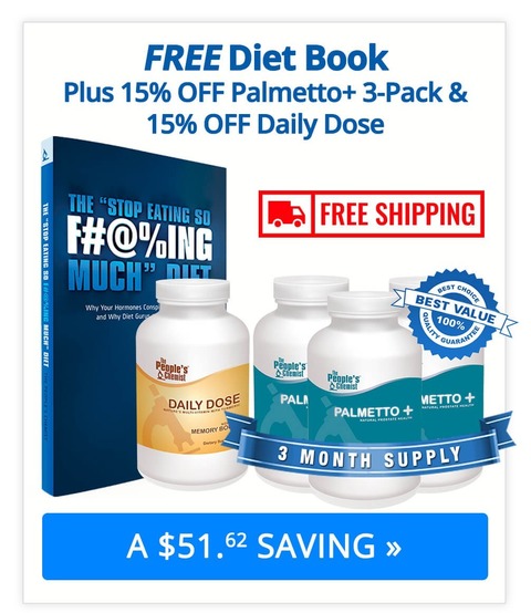 Palmetto+ 15% Off Plus Free Diet Book