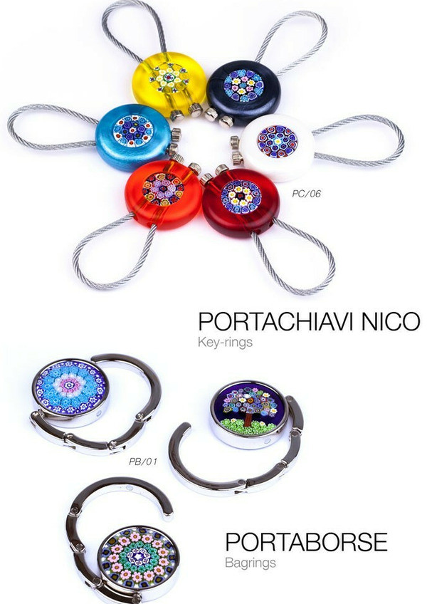 Murano Glass Key Rings