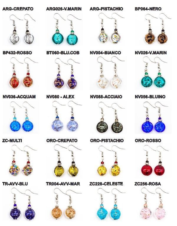 Earrings Murano Glass - Made in Italy