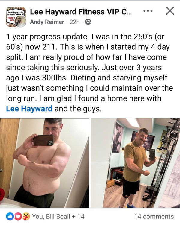Andy lost 89 pounds 🔥 