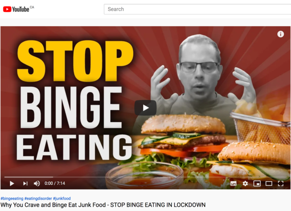 Stop Binge Eating on Junk Food