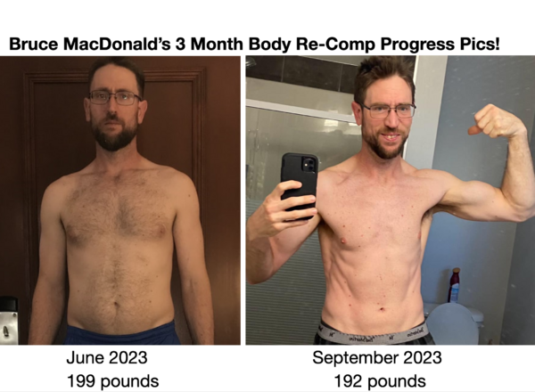 Bruce's Lean Body Re-Composition 3 Month Progress Pics!