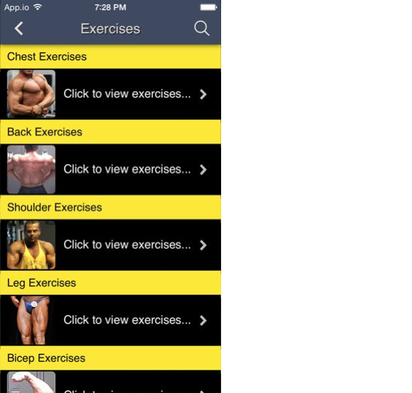 Video Exercise Database