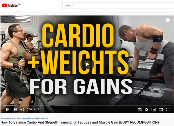 Cardio and Weights for Lean Gains