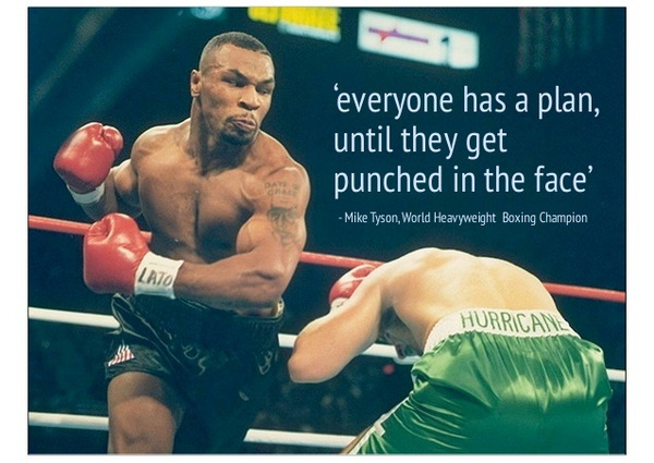 Everyone has a plan, until they get punched in the face!
