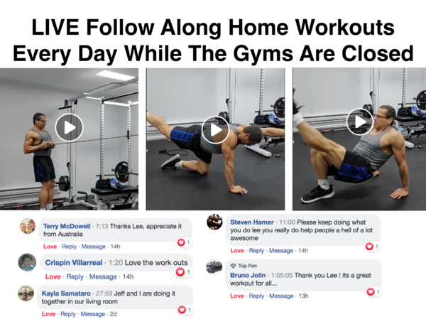 LIVE Workouts EVERY DAY While The Gyms Are Closed