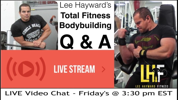 Live Video Q & A with Lee Hayward Today @ 3:30 pm EST