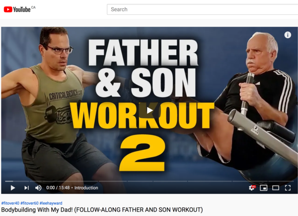 Father & Son Workout # 2