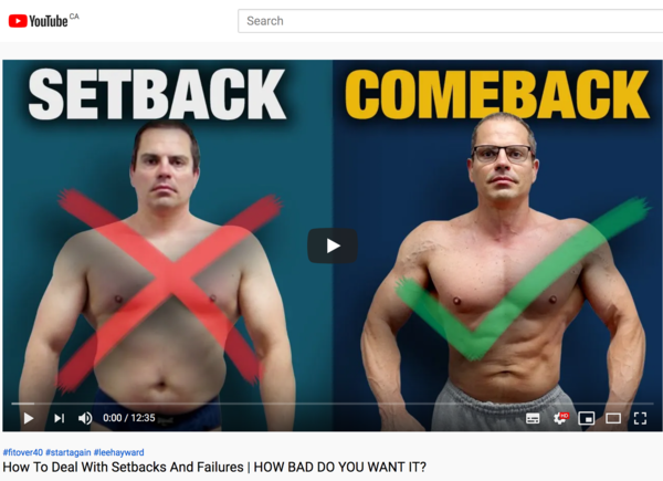 From Setback to Comeback - how bad do you want it?