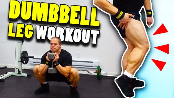 Home Gym Dumbbell Leg Workout