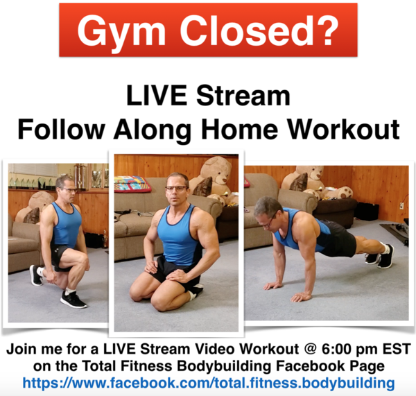 Daily LIVE Follow Along Home Workouts!