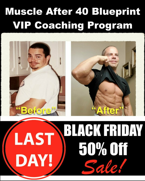 Black Friday - Muscle After 40 Body Re-Comp Sale