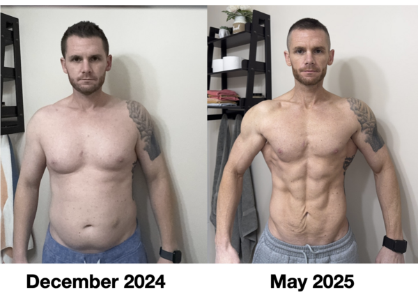 Brett's Muscle After 40 Before & After Pics!