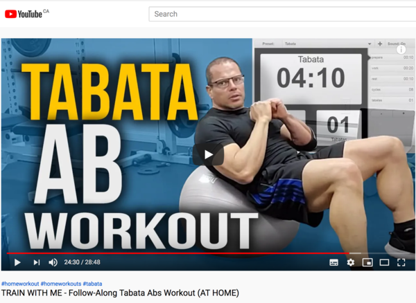 Workout At Home with this Tabata AB Workout
