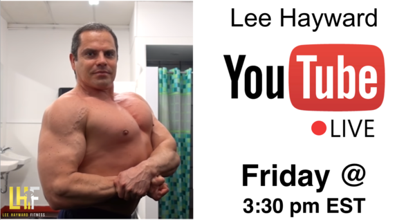 Lee Hayward's Live Q & A Today!