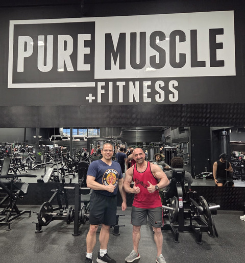 Workout at Pure Muscle + Fitness with IFBB Pro Bodybuilder Zaid Adamo