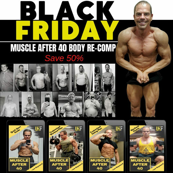 Black Friday - Muscle After 40 - 50% Off Promo 
