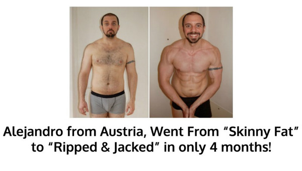 Alejandro got ripped in 4 months!