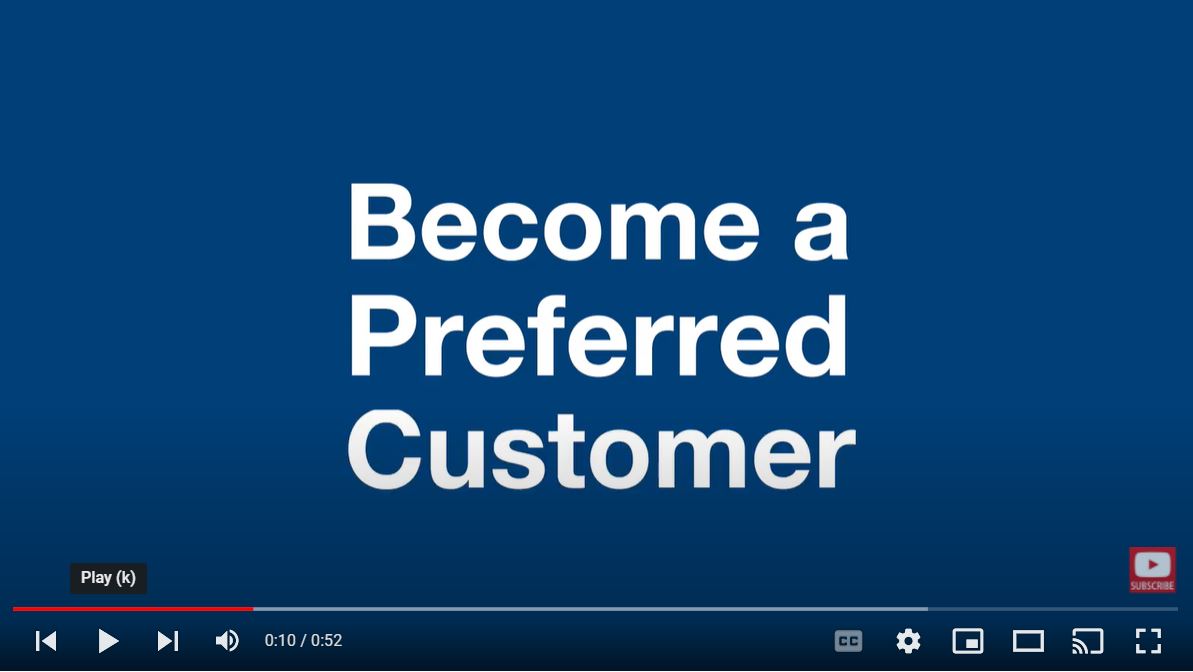 Become a Preferred Customer
