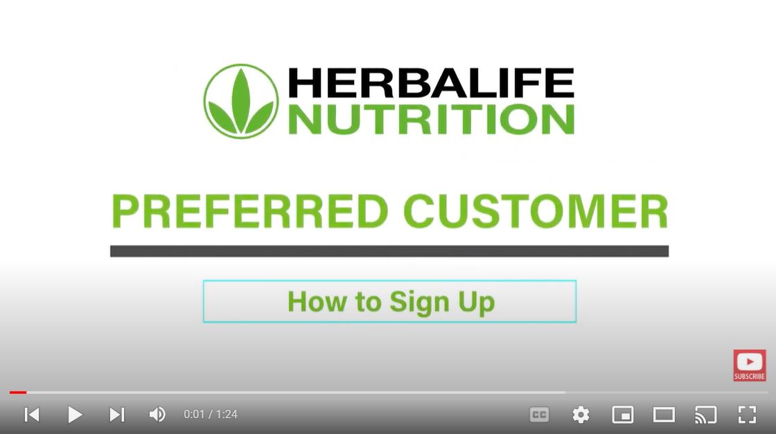 How to sign-up and become a Preferred Customer