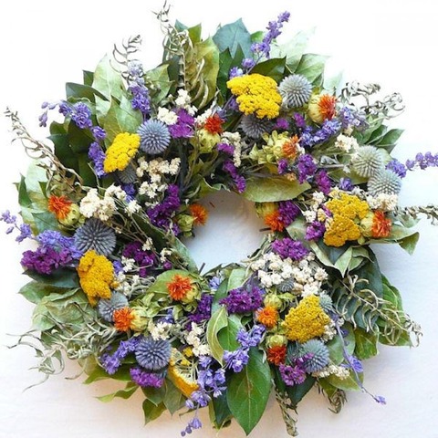 dried flower wreaths