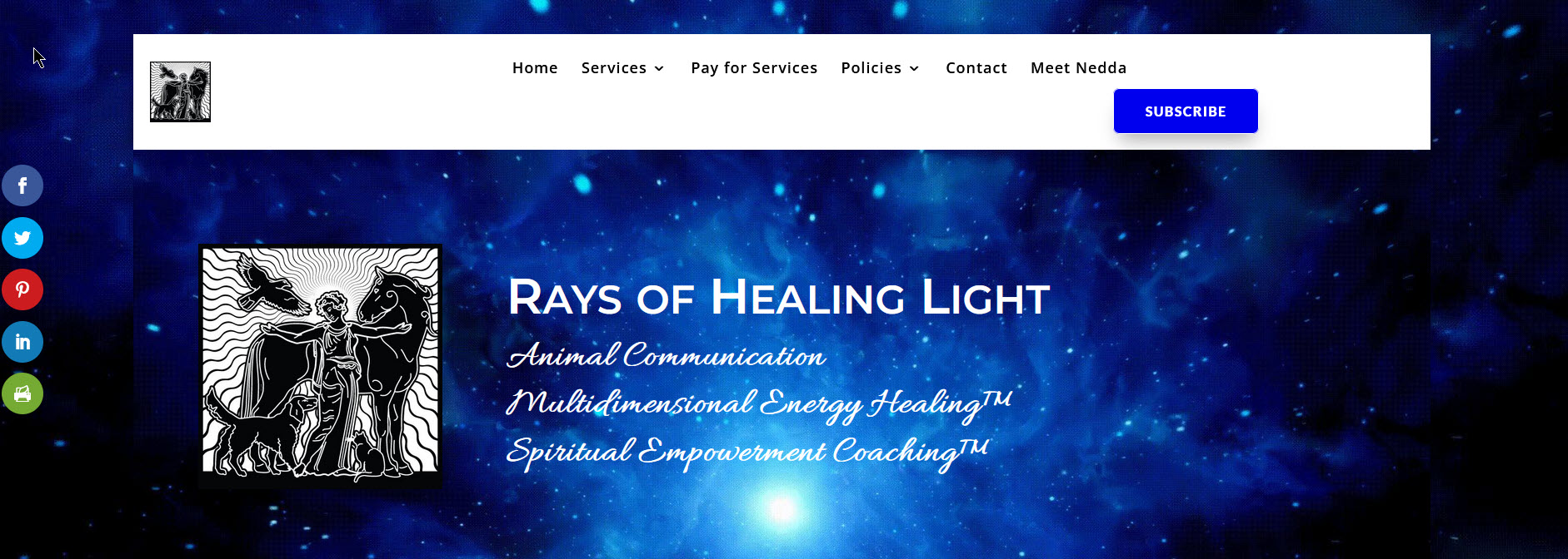 Rays of Healing Light Logo