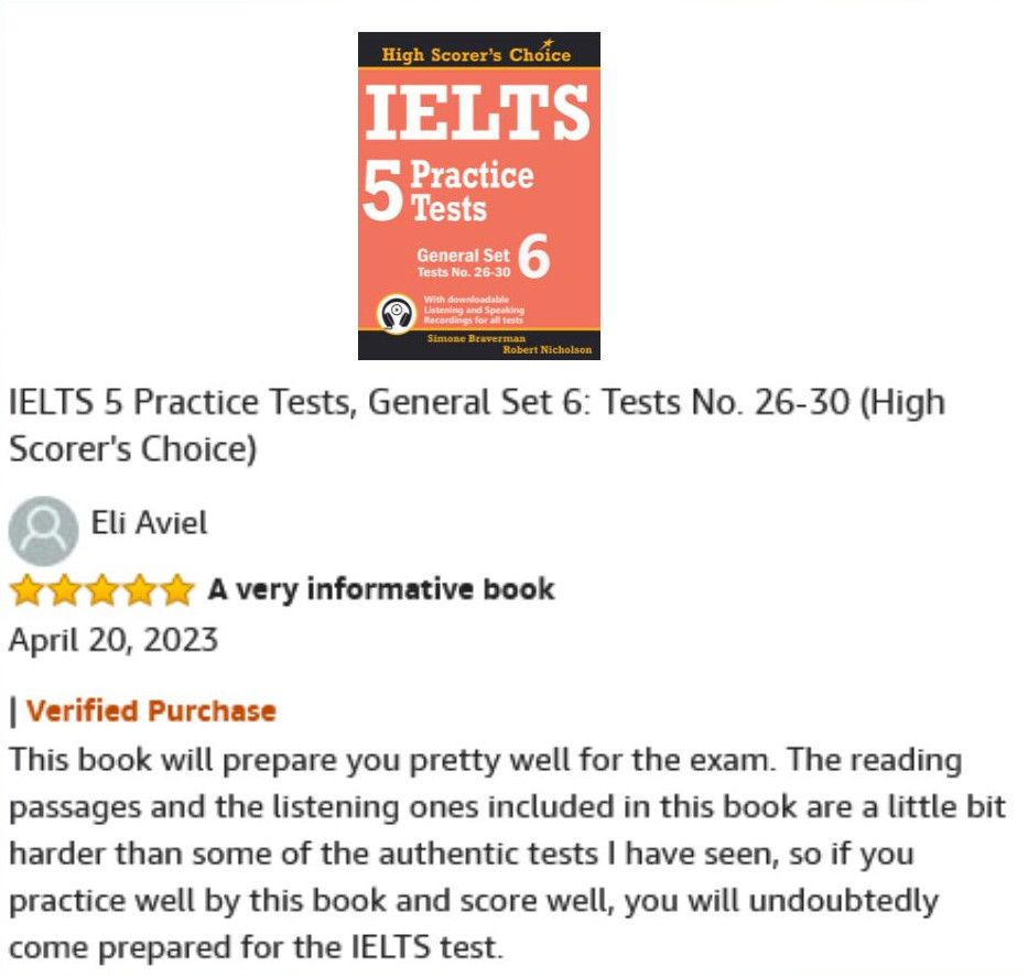 High Scorer's Choice practice tests for IELTS