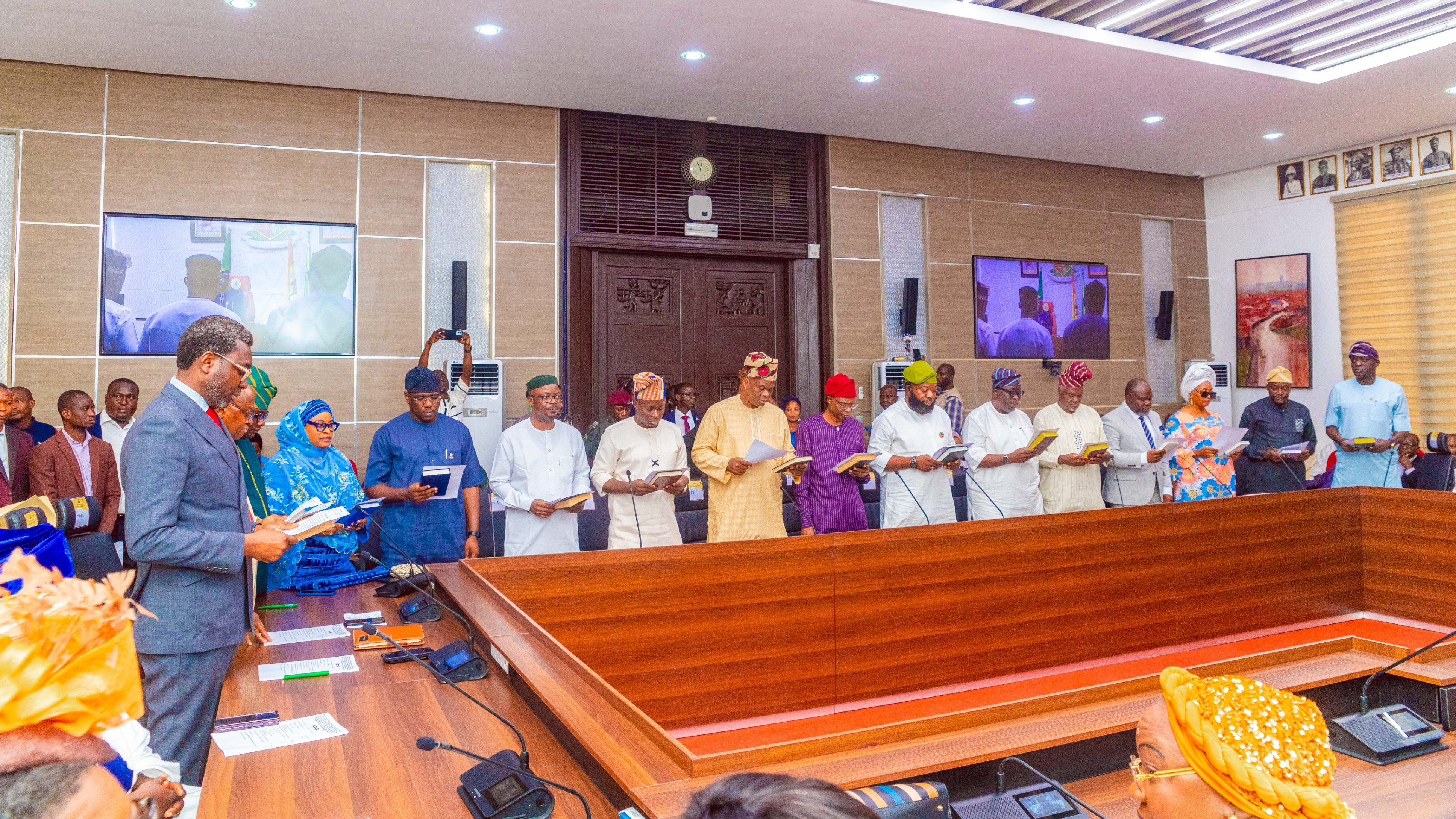 Swearing-in of Oyo State Commissioners on July 26, 2023