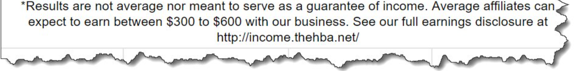 Nick Bramble HBA Income Disclosure