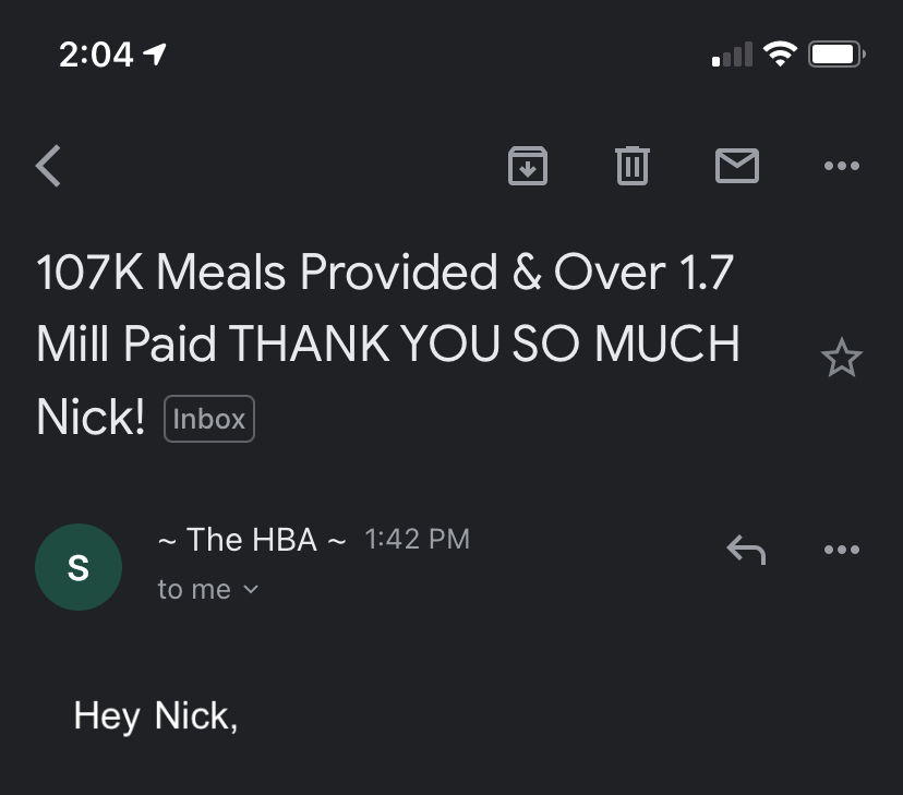 Nick Bramble 107k fed and 1.7mill given