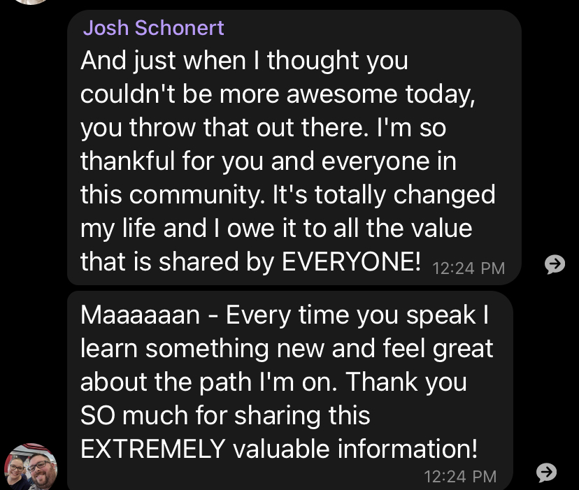 Nick Bramble community proof Josh