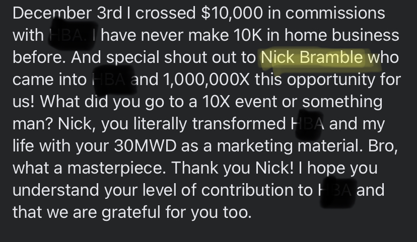 Nick Bramble GWG fun night