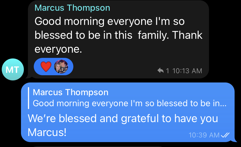 Nick Bramble - Marcus Blessed post