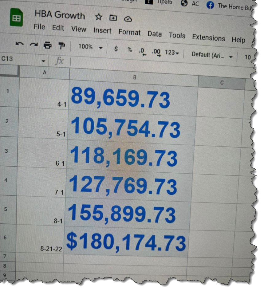 Nick Bramble - Quarterly Growth August 2022