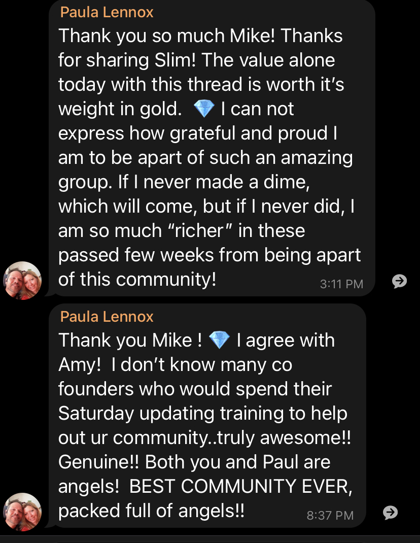 Nick Bramble community proof paula