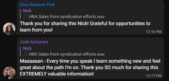 Nick Bramble Comments on Social Sales