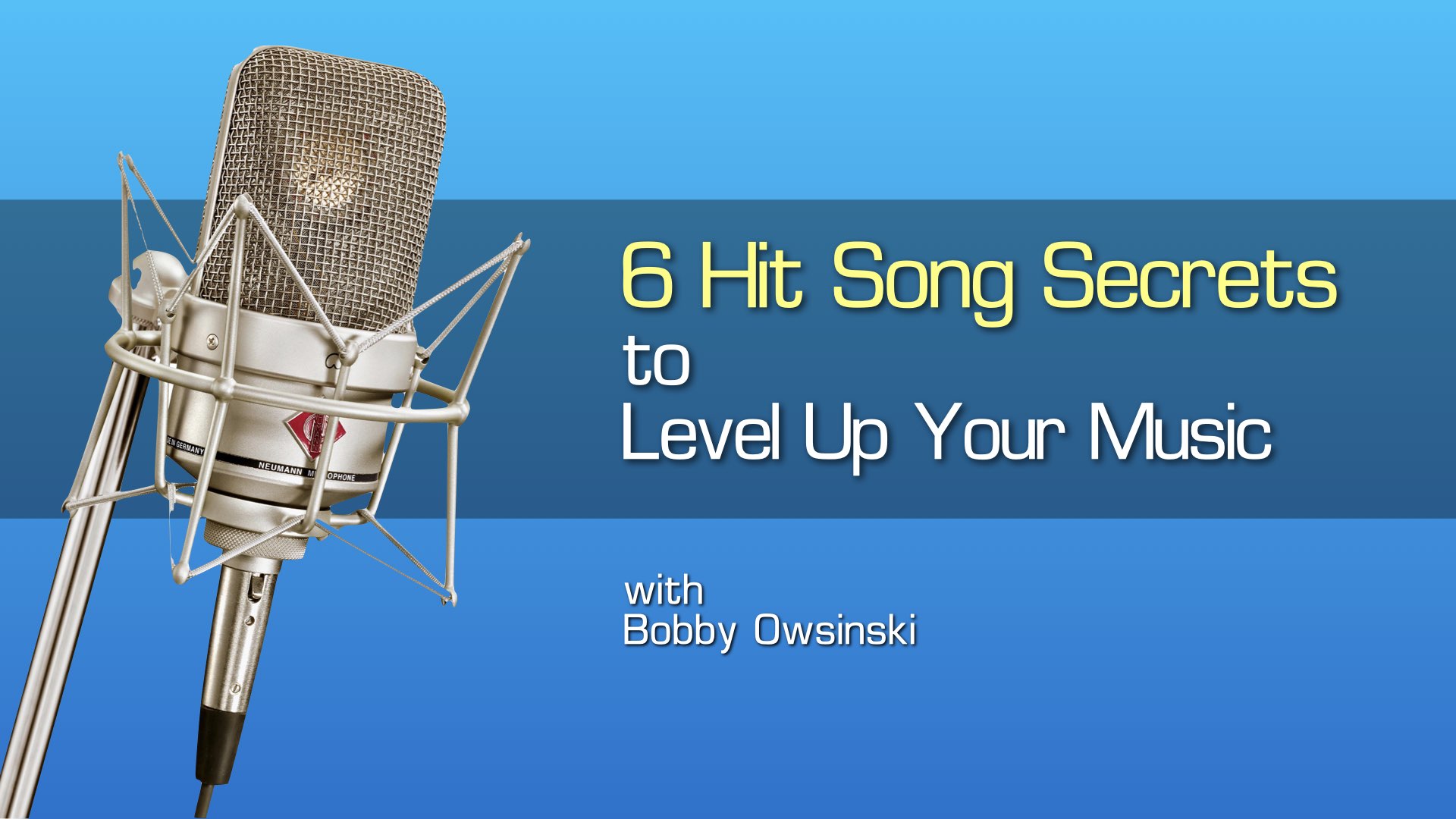 6 Hit Song Secrets Webinar title