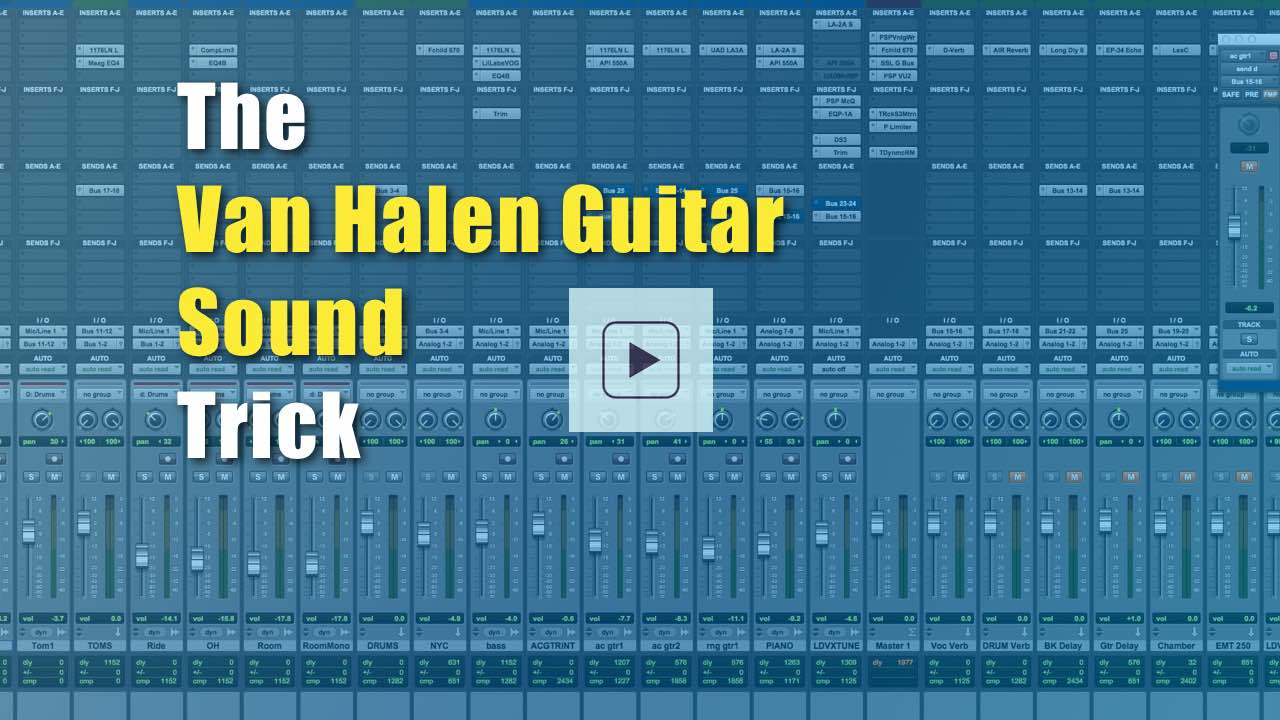 The Van Halen Guitar Effects Sound Trick image