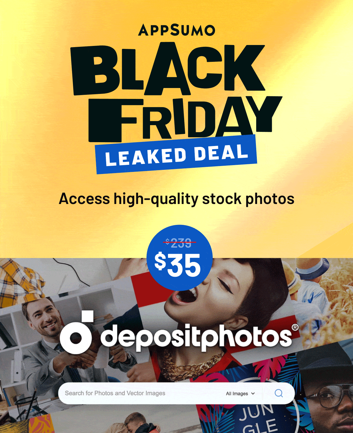Depositphotos appsumo deal