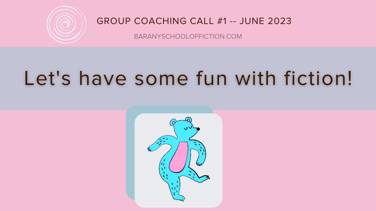 banner for group call #2 MAY 2023, focus: CHATGPT AND WRITING FICTION