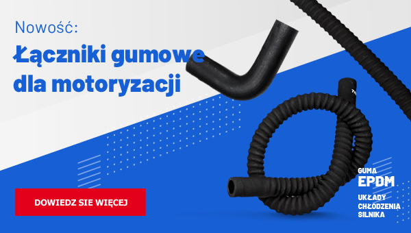 Łączniki gumowe EPDM dla motoryzacji