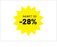 Kupuj taniej: wybrane produkty z obniżką nawet do - 28%