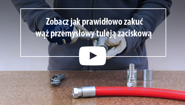 Jak prawidłowo zakuć wąż przemysłowy tuleją zaciskową?
