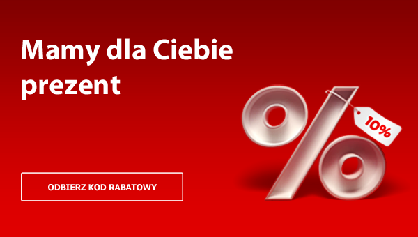 Mamy dla Ciebie prezent: kod rabatowy -10%.