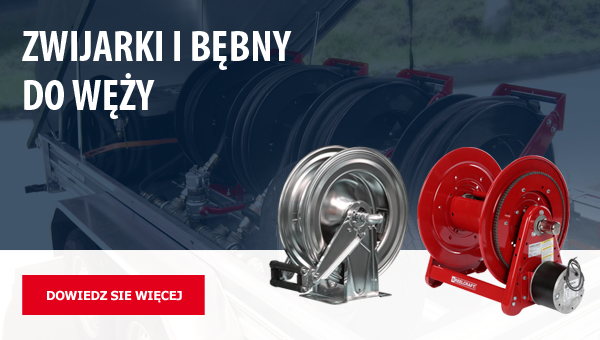 Zwijarki i bębny do węży