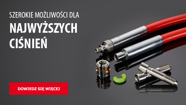 Szerokie możliwości dla najwyższych ciśnień