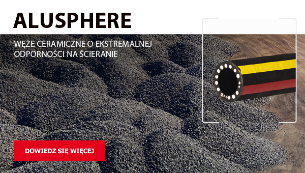 ALUSPHERE – węże ceramiczne o ekstremalnej odporności na ścieranie