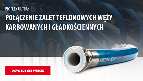 Bioflex Ultra: Połączenie zalet teflonowych węży karbowanych i gładkościennych