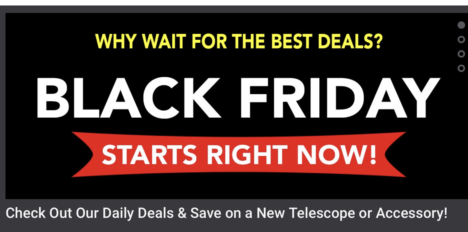Black Friday Starts Now.